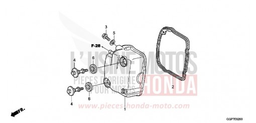 CYLINDER HEAD COVER NSC50T2F de 2015